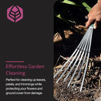 Yard Butler Terra Garden Hand Tools - Weeding Hand Tiller Tool for Efficient Gardening - Weed Remover Tool for Lawn & Garden Care - Durable Gardening Accessory, Whisk Rake