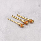 3Pcs Hot Glue Gun Nozzles 3 Size 70 mm Copper Glue Gun Nozzle with Wrench Assortment Kit for Home Repairs DIY Craft Projects Brass