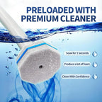 60PCS Toilet Wand Refills Compatible with Clorox Toilet Wand. Disposable Toilet Brush Refills. Bathroom Cleaning. Disposable Toilet Bowl. High-Density Disposable Toilet Brush Scrubber