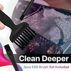 IT Dusters AirTec Ultra Electric Air Duster Blower for PC, Laptop, Console, Electronics and Home Cleaning, Environmental Alternative to Spray air can Duster Keyboard Cleaner (Type 6)