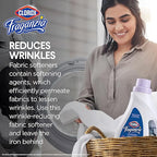 Clorox Fraganzia Liquid Fabric Softener, Lavender with Eucalyptus Scent 40oz - Laundry Wrinkle Reducer and Static Reducer (2 Pack)