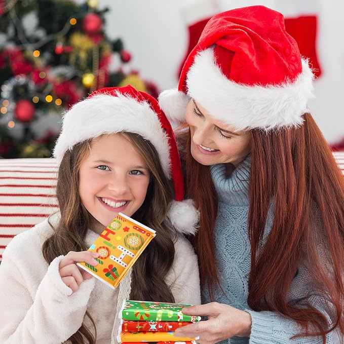 24 Packs Travel Size Tissue Pocket Slim Pack Facial 3 Ply Wallet Size Pocket Tissues for Travel Wedding Party Favors, 6 Styles(Snowman)