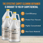 Carpet Defoamer 5814 -Foam Suppressant for Deep Rug Cleaner Machine & Floor Covering Shampooer for a Heavy-Duty Carpet Cleaner Solution, Neutral Non-Corrosive Silicone Emulsion Case