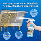 2Pcs Spray Splash Cleaner, New Multi-Purpose Handheld Degreaser for Kitchen, Powerful Splash Spray Oven Cleaner, Upgraded Cleaning Spray for Home, Convenient Grime Remover Sprays with Towel+Sponge