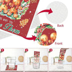 Christmas Swedish Dishcloths for Kitchen - 6PCS Gingerbread Christmas Swedish Cloths for Washing Dishes, Gingerbread Candy Reusable Dish Towels Gifts, Xmas Washable Cleaning Sponge for Home