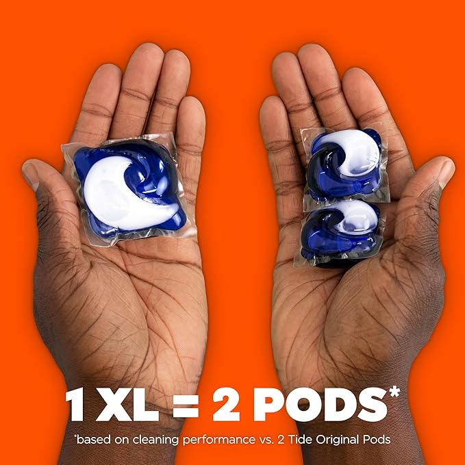 Tide Oxi Boost Power PODS Laundry Detergent Pacs, 63 Count, Set-In Stain Removal + Oxi Power, laundry soap detergent pacs