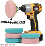 Drill Brush - Cleaning Supplies - Bathroom Accessories - Scrub Pads - Shower Cleaner - Bathtub - Bath Mat – Bathroom Sink - Scrubber - Hard Water Stain Remover - Glass Cleaner - Shower Door Cleaner