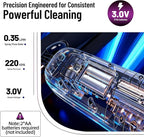 Electric Spray Mop Floor Cleaner with 2 Mopping Pads 700ml Bottle & Scraper 360° Swivel Head Lightweight Cordless Wet Dry Cleaner for Hardwood Floor Cleaning Laminate Tile Wood Vinyl & All Hard Floors