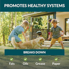 Unique Septic System Digester - 4 Monthly Live Bacteria Septic Tank Treatments - Prevents Back-Ups, Clogs and Odors (32 oz)