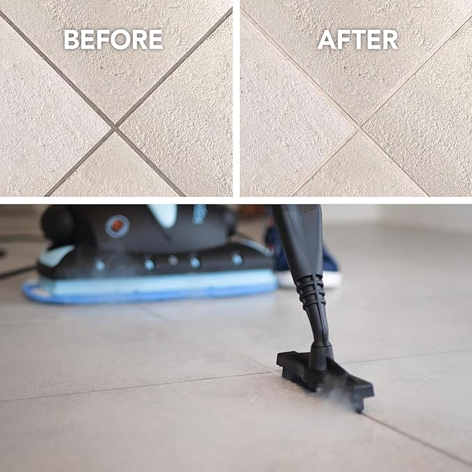 Euroflex Vapour Pro Steam Mop & All-in-One Steam Cleaner 20-Piece Set - Commercial Grade 295°F & 50 PSI - Good Housekeeping #1 Rated; Kills 99.9% Bacteria & Viruses (H1N1); 5-Year Warranty