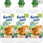 Love to Nature Fabric Softener - Pear Blossom & Oat Milk - 3x1L (101.44 oz) - Made in Germany