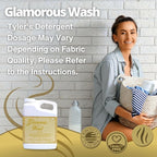 Worldwide Nutrition Bundle Compatible with Tyler Glamorous Wash Diva Laundry Liquid Detergent - Hand and Machine Washable Diva Laundry Detergent - 16 oz, 454-grams Detergent with Keychain