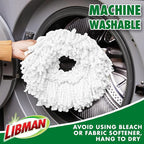Libman Tornado Spin Mop Refills - Case of 4