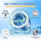 Washing Machine Cleaner Tablets–24 Packs,Deep Cleaning Tablets For HE Front Loader & Top Load Washer,Clean Inside Drum and Laundry Tub Seal-1Year Supply