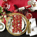 Horaldaily 50 Christmas Disposable Paper Decorative Guest Napkins, Gingerbread Man Hand Towel for Party Lunch Dinner Kitchen Bathroom