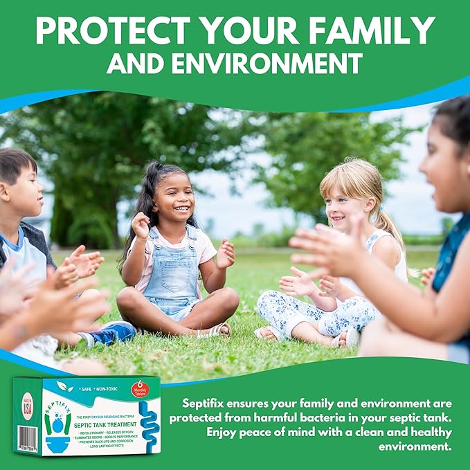 Septic Tank Treatment Tabs - Live Aerobic Bacteria Tablets For Your Septic Tank