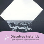 LAZY COCONUTS Eco Friendly, Plant Powered Laundry Detergent Strips - 100 Loads - Fragrance Free, Unscented, Ultra Concentrated, Earth Friendly No Plastic - Light, Perfect For Home, Travel, Camping