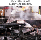 Dupray Small Stainless Steel Brushes - Ultimate Heavy-Duty Cleaning Accessories for Dupray Steam Cleaners, Pack of 10