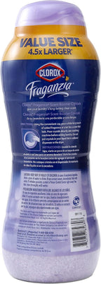 Clorox Fraganzia Laundry Scent Booster Crystals, In-Wash Fragrance Beads for Fresh-Smelling Clothes & Linens, Safe for All Fabrics & Colors, Easy-Pour Bottle, Lavender with Eucalyptus, 70 Oz - 6 Pack