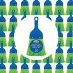 LOLA Whisk Broom, Hand Brush, 72 Pack Durable Bristles, Whisks Away Dirt & Debris, Compact, Hang Hole for Easy Storage, Indoor/Outdoor