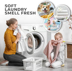 Washing Machine Cleaner Tablets – Deep Clean Washer Descale, Laundry Tub Cleaning Solution, Smell Fresh, Eliminates Buildup & Dirt, For Front & Top Load Washers, Easy-to-Use Tablets, 24 Pack
