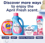 Downy Liquid Fabric Softener, April Fresh 2-in-1 Fresh & Soft, 140 Fl Oz, 190 Loads, Fabric Conditioner For Freshness And Softness