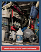 Unchained Urine Stain & Odor Remover Liquid Concentrate - Oxygen Based Odor Control Formula, Pet Smell Eliminator, Ideal for Carpets, Concrete, or Furniture, Sweet Breeze, 1 Gallon