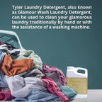 Worldwide Nutrition Bundle Compatible with Tyler Glamorous Wash Diva Laundry Liquid Detergent - Hand and Machine Washable Diva Laundry Detergent - 16 oz, 454-grams Detergent with Keychain