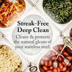 Goddard's Stainless Steel Cleaning Spray for Kitchen Appliances – Removes Grease & Food Stains, Brightens Surfaces to Streak-Free Shine, Resists Fingerprints, 23 oz