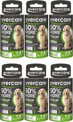 Evercare Extra Sticky Pet Lint Roller Refill 60 Sheets, 6-Pack
