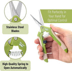 Mr. Pen- Gardening Scissors, 6.5 Inch, Green, Pruning Shears for Gardening with Straight Stainless Steel Blade, Plant Trimming Scissors, Garden shears, Garden Scissors, Gardening Shears, Hand Pruners