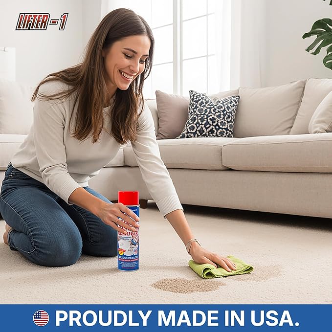 Carpet Spot Remover, Stain and Red wine Remover and Spot Treatment for Oil, Grease, Urine, Cleaning Performance for Rugs, Upholstery, Fabrics (18 Fl Oz (Pack of 1))