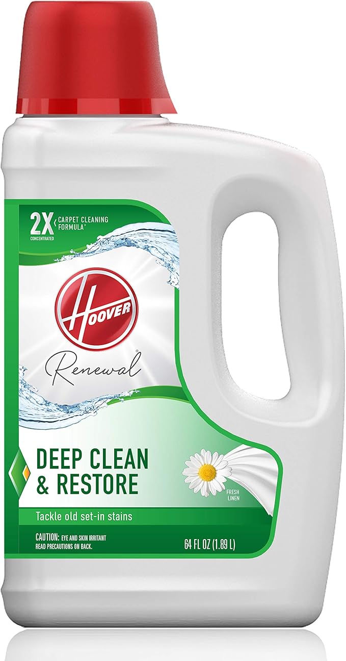 Hoover PowerDash Pet Advanced Compact Carpet Cleaner Machine & Paws & Claws Deep Cleaning Carpet Shampoo with Stainguard & Hoover Renewal Deep Cleaning Carpet Shampoo