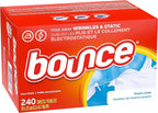 Bounce Fabric Softener Sheets, Fresh Linen Scent, 240 Count (Pack of 2)