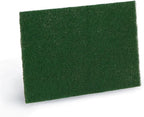 Americo #90-96 Kitchen Scour Pad, Medium Duty Scouring Pads for Pots and Pans, 6" x 9", Green, 20 per case