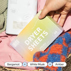DedCool Xtra Milk Dryer Sheets and Xtra Milk Liquid Laundry Detergent | Bergamot, Vanilla & Amber Scent | Softens & Freshens