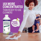 SCD Probiotics All-Purpose Household Cleaner Concentrate – Plant-Based Enzyme Cleaner That Works – Scented With Lavender Essential Oils – 16 Oz Refill Bottle Makes 2 Gal Of Spray Cleaner, 17 fl.oz.