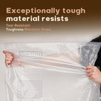 Vacbird 15 Jumbo Size Vacuum Bags for Clothes Storage,Space Saver for Luggage Packing and Moving,Vacuum Sealed Bags for Clothing, Bedding, Blankets and Comforters