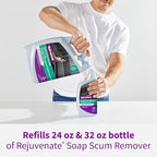 Rejuvenate Soap Scum Remover Refill Easily Dissolves Soap Scum Without Scrubbing, 1 Gallon, 2 Pack