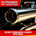 DURA-COATING TECHNOLOGY, Blue Premium Metal Polish - Perfect Brightener and Scratch Remover for Aluminum Wheels, Diamond Plate, Stainless Steel, Copper, Brass, & Nickel - (16 Ounce Bottle)