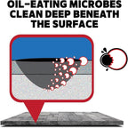 Overnight Stain Remover for Cleaning Oil Stains on Concrete, Driveway, Pavers & Garage Floors,White, AOD3232301