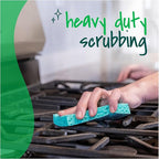 Scotch-Brite Odor Resist Heavy Duty Scrub Sponge, Dishwasher-Safe Kitchen sponges for Serious Scrubbing, Multipurpose Dish Sponge for Stuck-On Messes, 3 Scrubbing Sponges