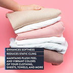 Pink Fabric Softener Concentrate - Odor Removing Freshener, Safely Clean 256 Loads Per Gallon, 1/2 Ounce Per Load, Heavy Duty Concentrated Commercial Formula, 5 Liquid Gallons, Pack of 1