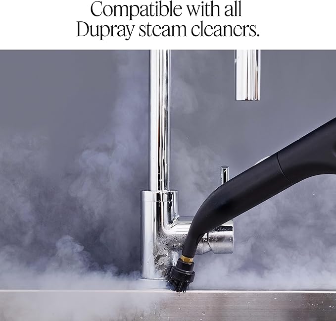 Dupray Small Nylon Brushes - Hard-to-Reach Places and Precision Cleaning Accessories for Dupray Steam Cleaners, Pack of 10