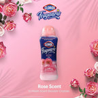 Clorox Fraganzia Laundry Scent Booster Crystals, In-Wash Fragrance Beads for Fresh-Smelling Clothes & Linens, Safe for All Fabrics & Colors, Easy-Pour Bottle, Rose Scent, 18 Oz, 2 Pack