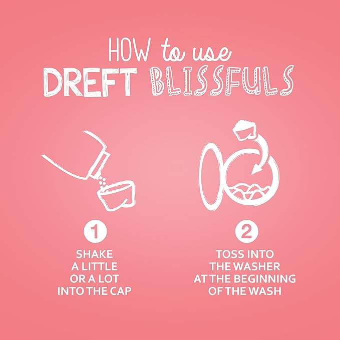 Dreft Blissfuls In-Wash Laundry Scent Booster Beads, Baby Fresh Scent, 24 oz