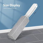 Toilet Bowl Cleaner Pumice Stone -Hard Water Stain Remover with Ergonomic Handle, Powerfully Removes Toilet Bowl Rings，Rust &Lime，Ideal for Toilet Brush/BBQ Grills/Sink/Pool/Bathroom【2Pack】