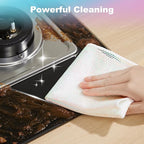 JOYMOOP Multipurpose Wire Dish Rags 11.8" x11.8", Rainbow Laser Dish Cloths for Washing Dishes, Reusable Cleaning Cloths, Non-Scratch Dishwashing Rags for Dishes, Glass, Stainless Steel - 20 Pack