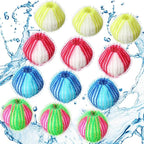 Blulu 12 Pieces Pet Hair Remover for Laundry Dryer Balls Reusable Washing Machine Hair Catcher Pet Dog Cat Catcher Lint Remover (Stylish Color)