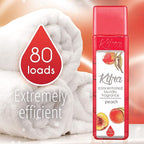 KIFRA PEACH Concentrated Laundry Fragrance 6.76 Fl Oz 200ml 80 Washing Cycles